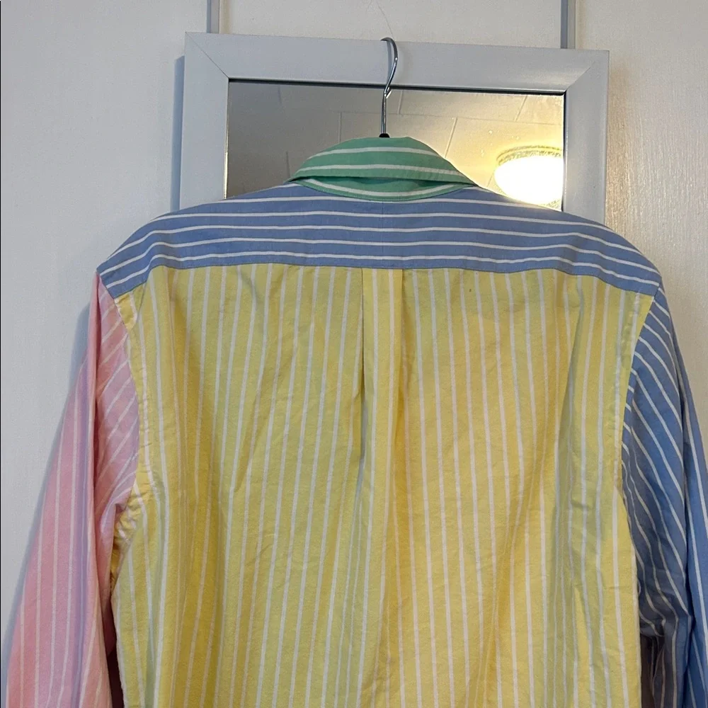 Ralph Lauren Pastel Striped Button Down Shirt - Picture 4 of 4